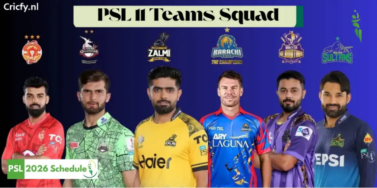 PSL 11 Squads 2026 – Players List of All Teams in PSL 11