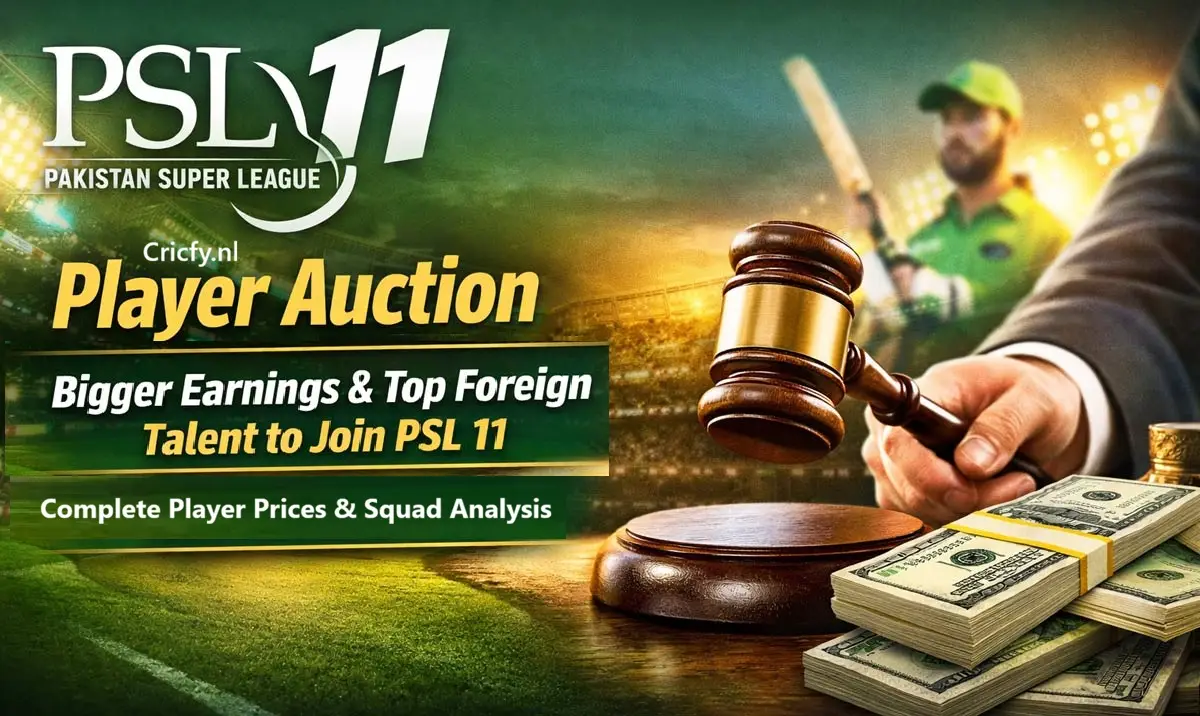 PSL 11 2026 Auction Complete Player Prices & Squad Analysis